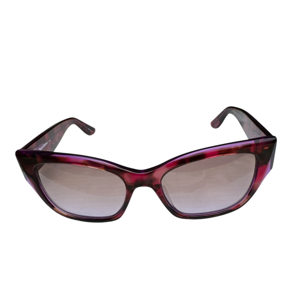 Juicy Couture JU638/G/S Cat-Eye Sunglasses Vibrant Red Havana With Black Case